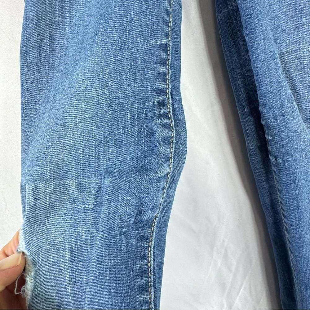 Thereabouts Girls Distressed Worn Condition Straight Leg Jeans - Picture 5 of 11